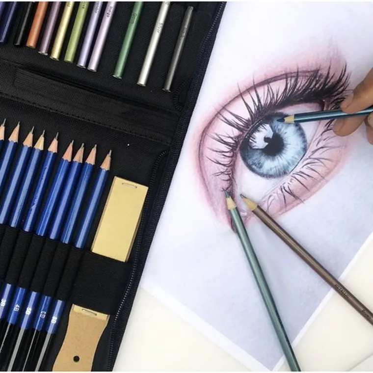 Maaleo, zestaw do szkicowania, 74 szt.