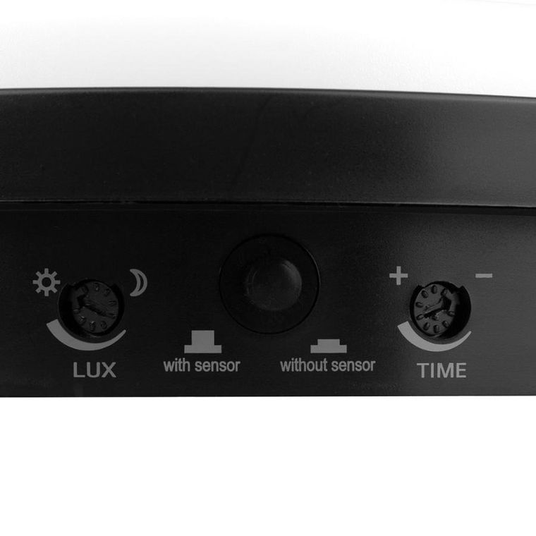 Maclean, lampa LED z czujnikiem ruchu, 10W, IP65, czarna