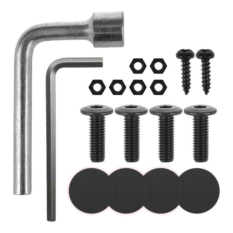 Maclean, podstawka biurkowa na monitor lub laptop, sprężyna gazowa, czarna, MC-493