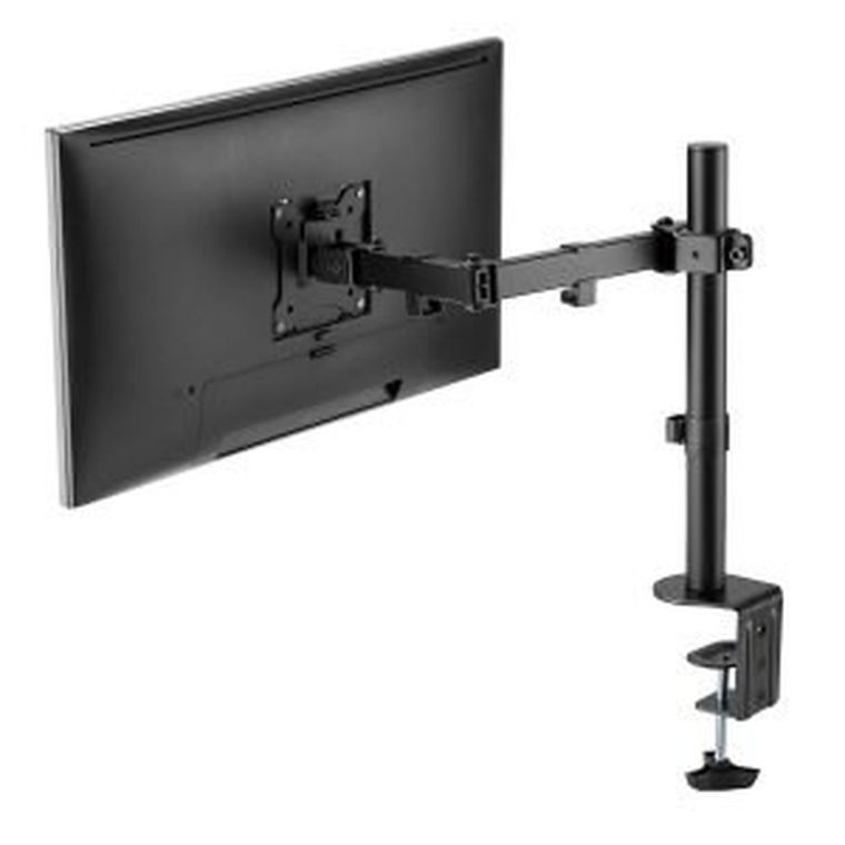 Maclean, uchwyt biurkowy do monitora, LCD, 17-32", 8 kg, VESA, 75-75 mm, 100-100 mm, podwójne ramię, MC-883