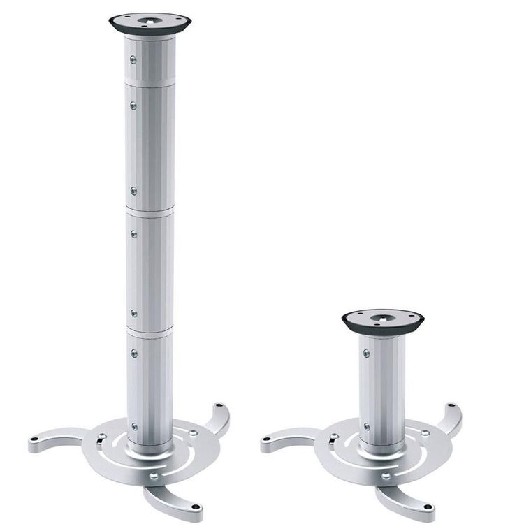 Maclean, uchwyt sufitowy do projektora, 80-980mm, 10 kg, srebrny, MC-517