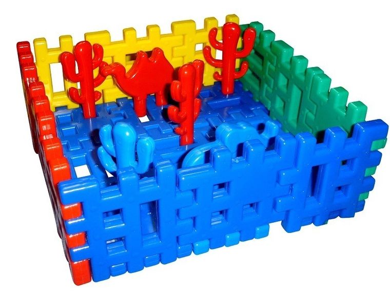 Macyszyn Toys, klocki konstrukcyjne, wafle, 110 elementów