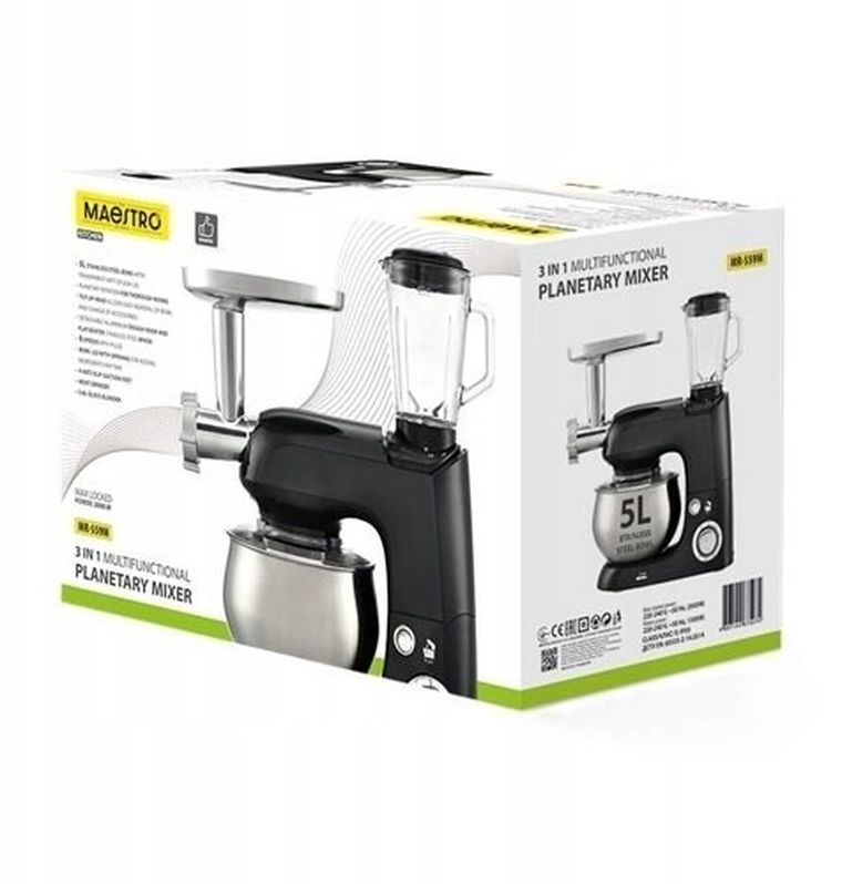 Maestro, mikser planetarny 3w1, 2000W, MR-559-M