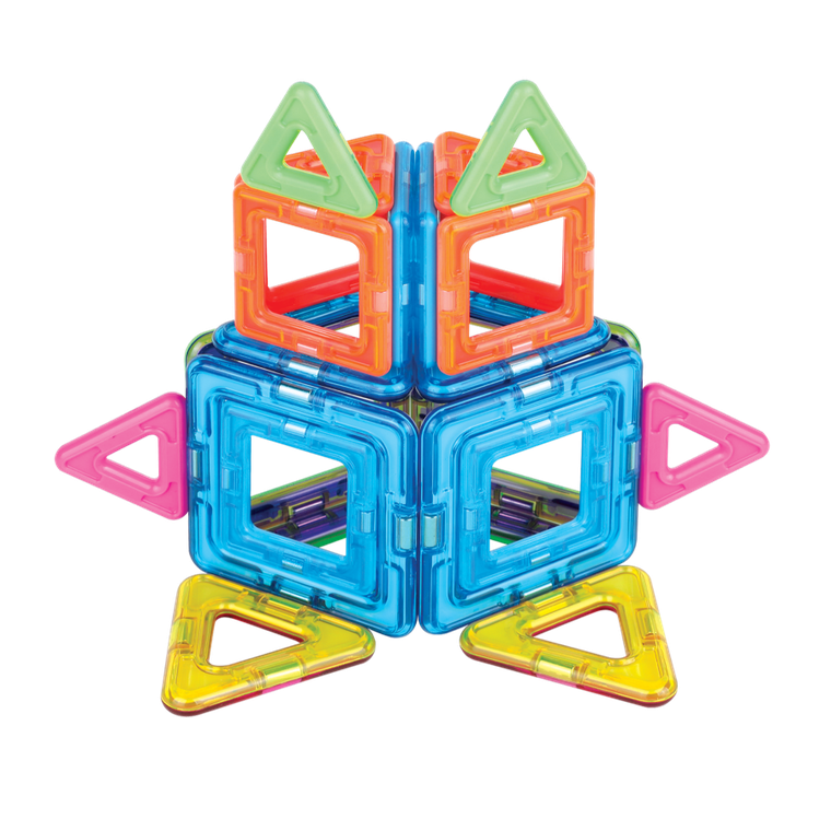 Magformers, Basic Plus, Mini Plus Set, klocki magnetyczne, 40 elementów