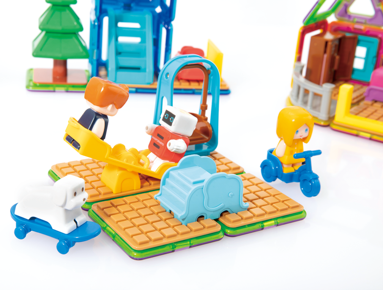 Magformers, Minibot's Kitchen, klocki magnetyczne, 33 elementy