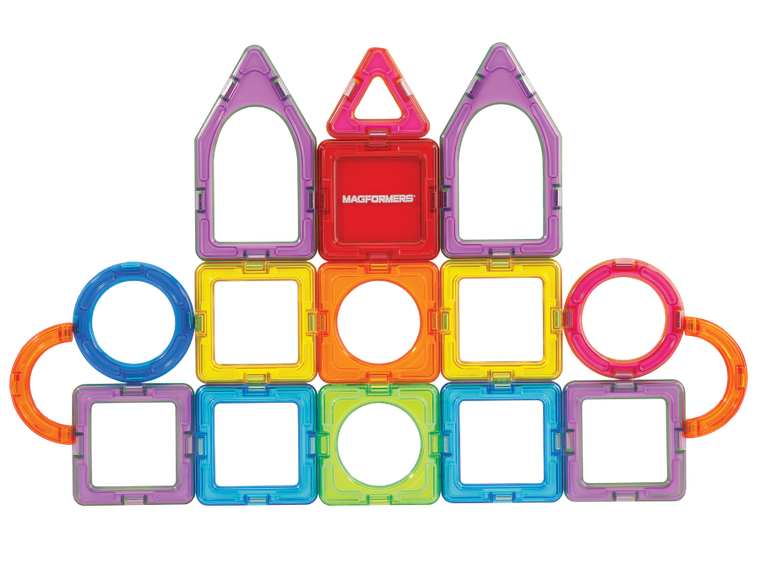 Magformers, Shapes & More, klocki magnetyczne, 33 elementy