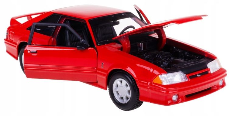Maisto, Ford Mustang SVT Cobra 1993, model pojazdu, 1:24, czerwony