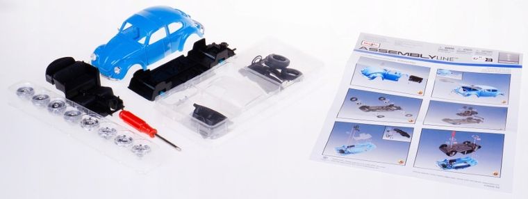 Maisto, Volkswagen Beetle, model pojazdu do składania, 1:24