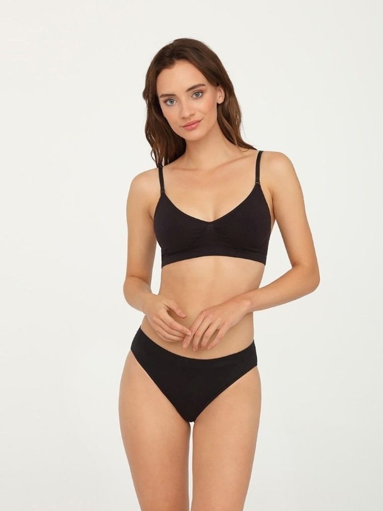 Majtki figi damskie, czarne, Panty Mimi, Gatta