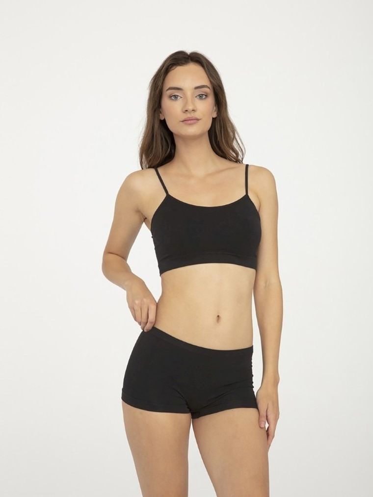 Majtki szorty damskie, czarne, Mini Short Niki, Gatta