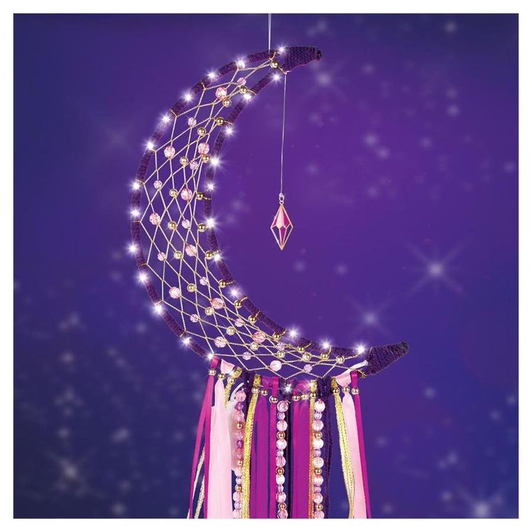 Make it Real, łapacz snów ze światełkami, zestaw kreatywny