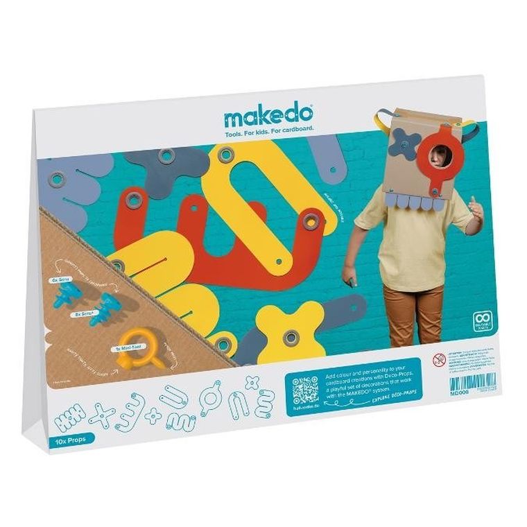 Makedo, Deco-Props, zestaw kreatywnych kształtów dekoracyjnych, Sparkies, 25 elementów