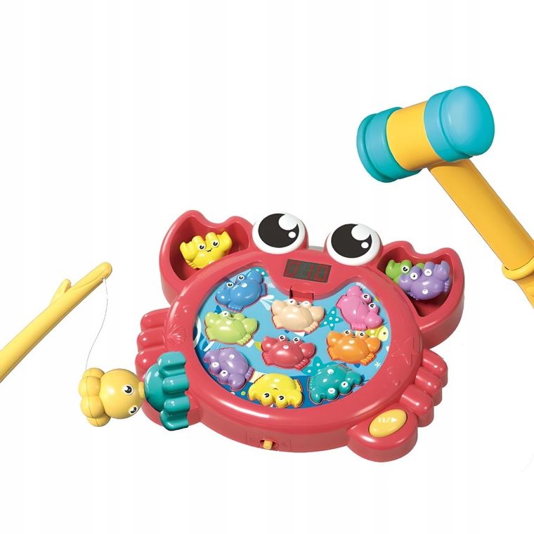 Maksik, krab 2w1, gra zręcznościowa, czerwona