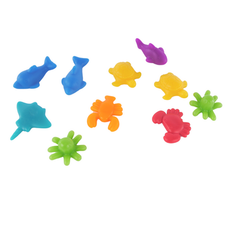 Maksik, Zwierzęta morskie, nauka kolorów i liczenia, zestaw edukacyjny