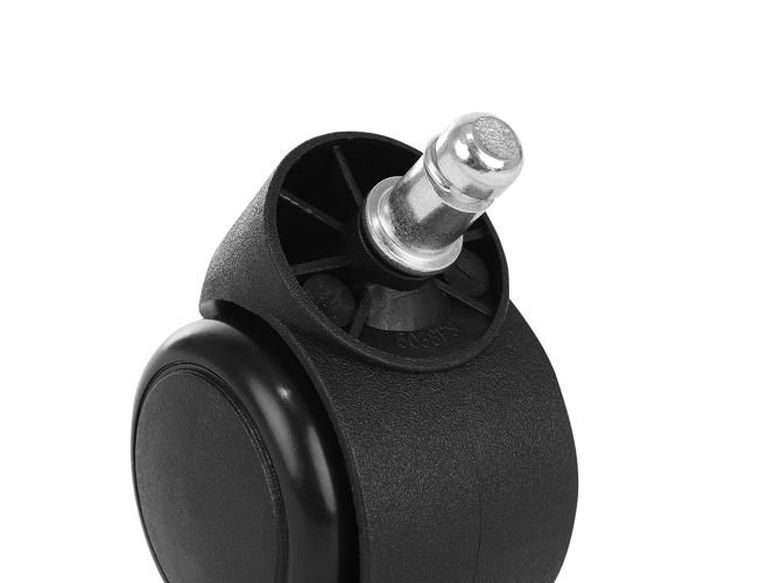 Malatec, kółka do fotela biurowego, czarne, 5 szt.