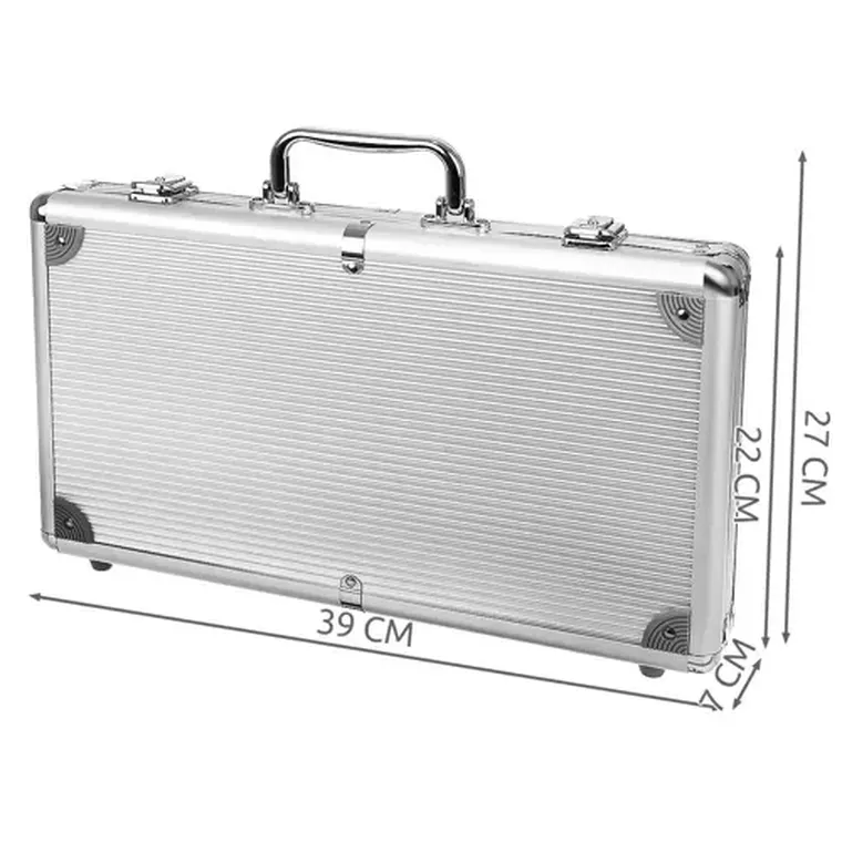 Malatec, zestaw do pokera w walizce, 300 żetonów