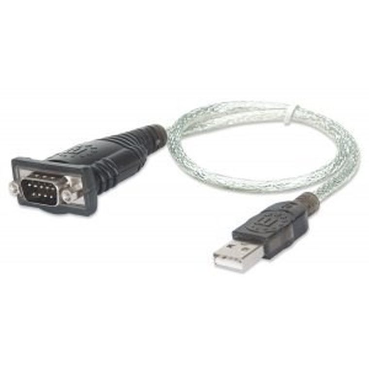 Manhattan, adapter, USB NA RS232/COM/DB9 M