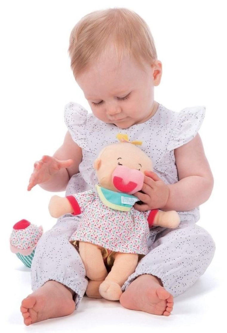 Manhattan Toy, Baby Stella, Wee, pluszowa lalka pachnąca, zestaw urodzinowy