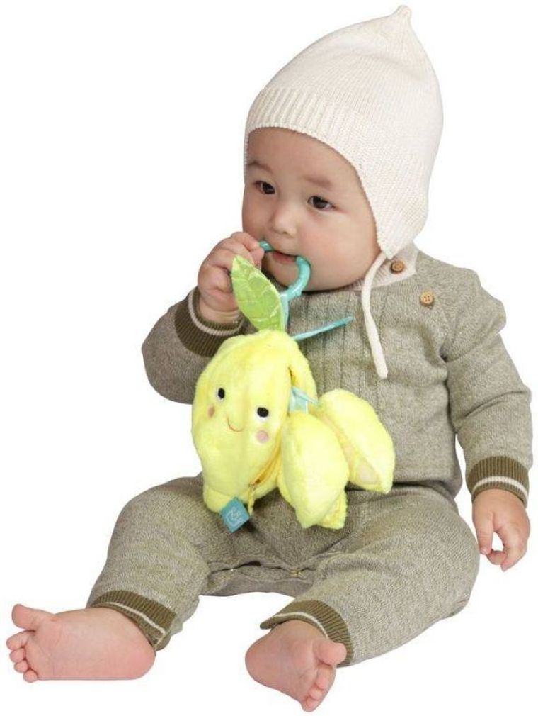 Manhattan Toy, Cytryna, pluszowa zawieszka do wózka