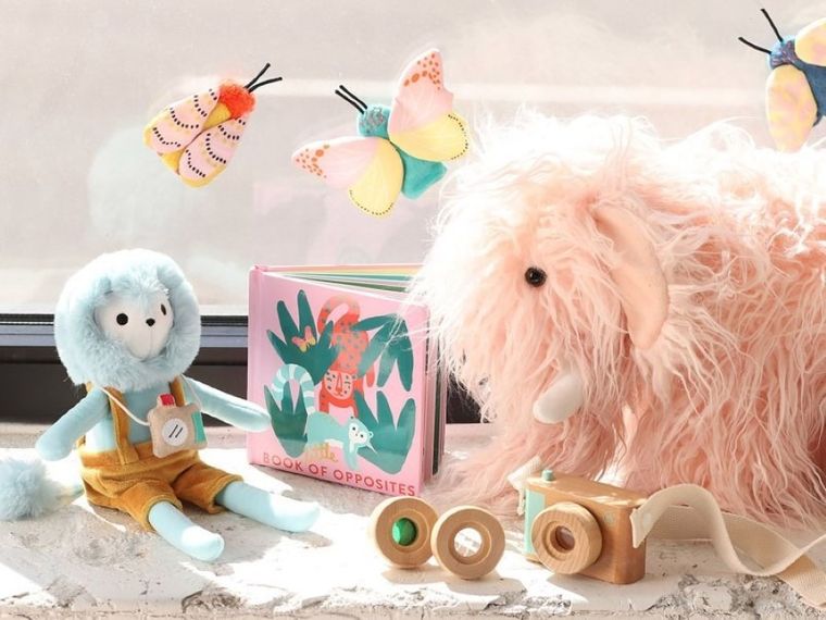 Manhattan Toy, Natural Historian, Motyle, zestaw 3 pacynek na palce