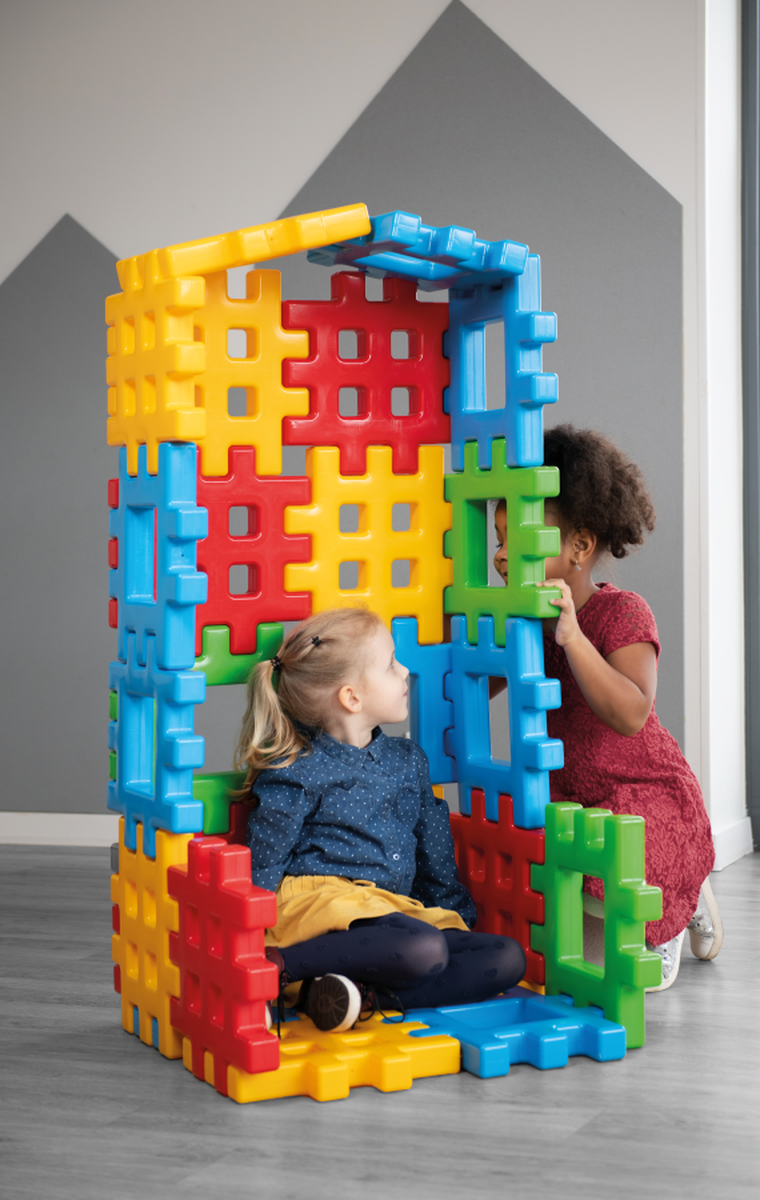 Marioinex, Maxi Waffle, klocki konstrukcyjne XXL, 32 elementy