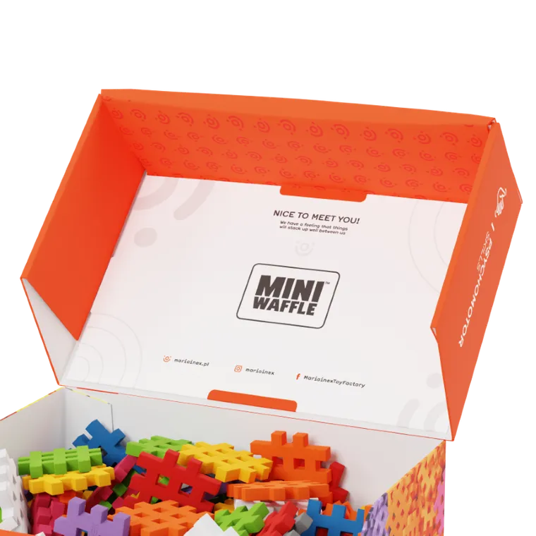 Marioinex, Mini Waffle, klocki konstrukcyjne, 300 elementów