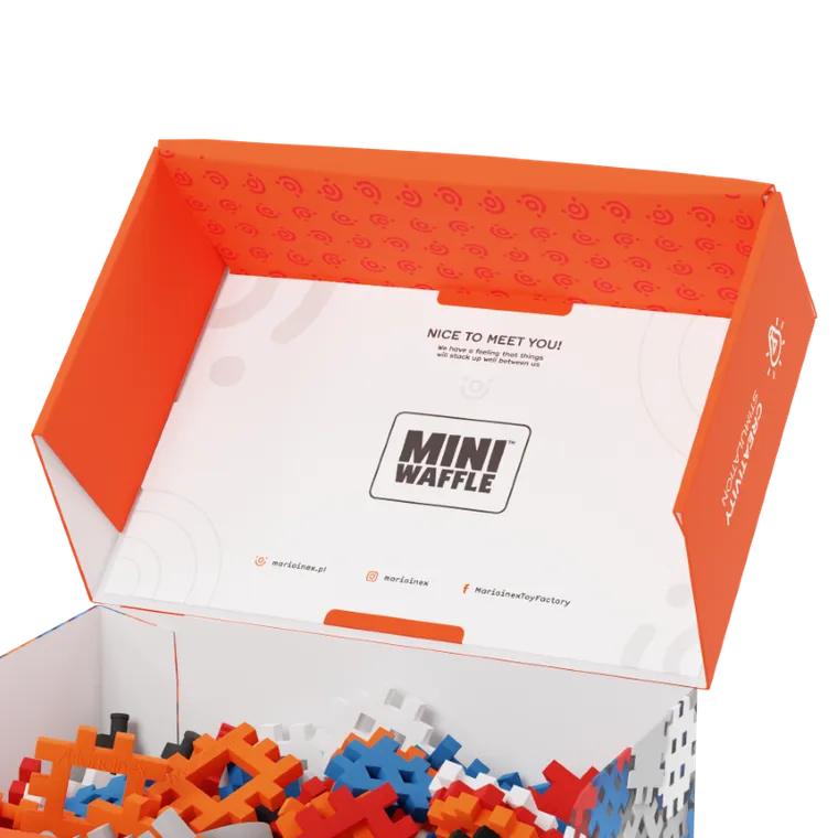 Marioinex, Mini Waffle, Konstruktor, klocki konstrukcyjne, 300 elementów