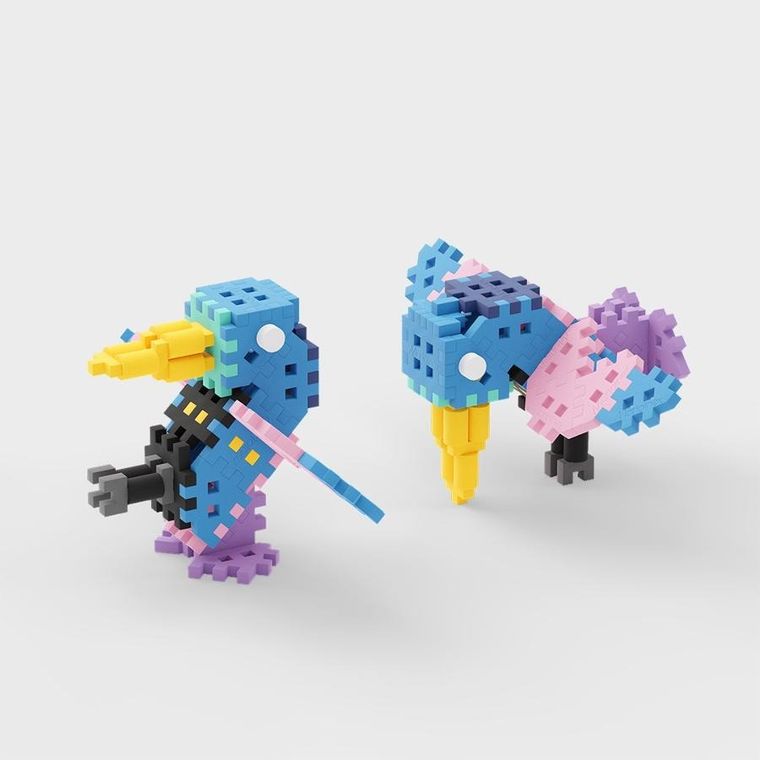 Marioinex, Mini Waffle, Nature, Koliber, klocki konstrukcyjne, 50 elementów