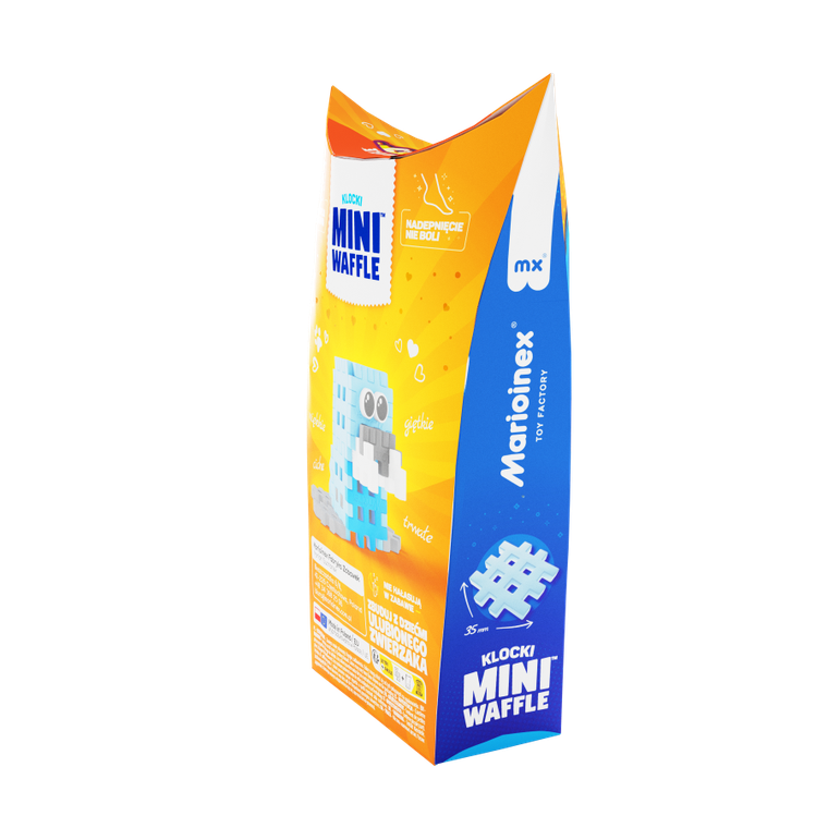 Marioinex, Mini Waffle, Pocket Pets, Mors, klocki konstrukcyjne, 25 elementów