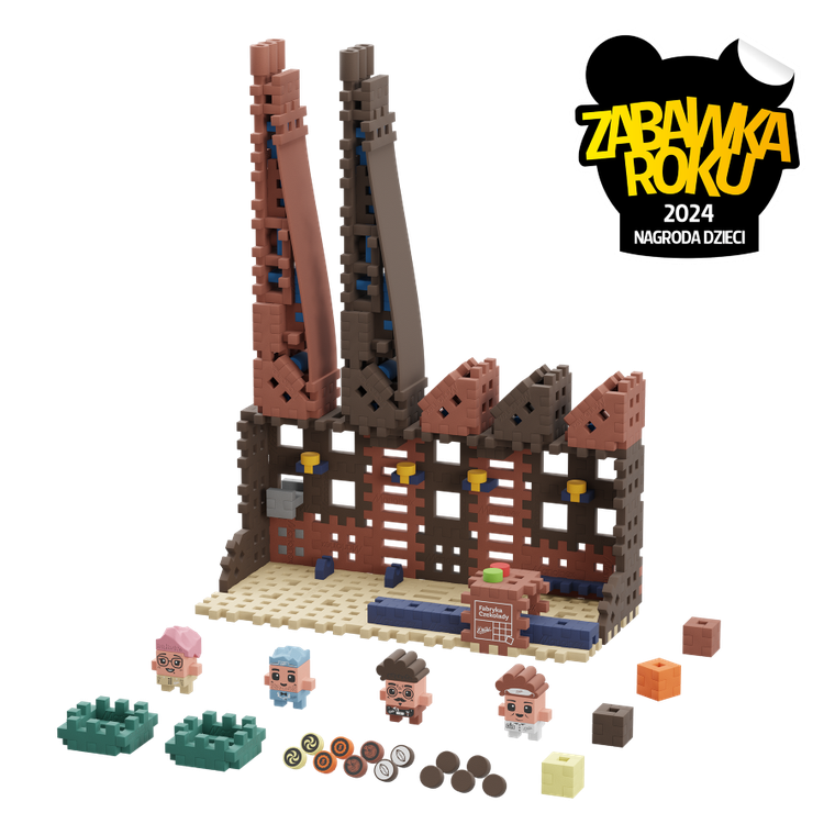 Marioinex, Mini Waffle, Wedel, Fabryka Czekolady, klocki konstrukcyjne, 230 elementów