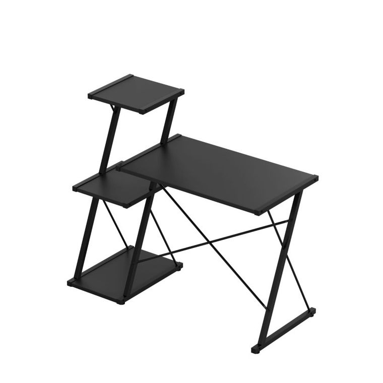 Mark Adler, Leader 3.5, biurko z półkami, Black, 116 cm