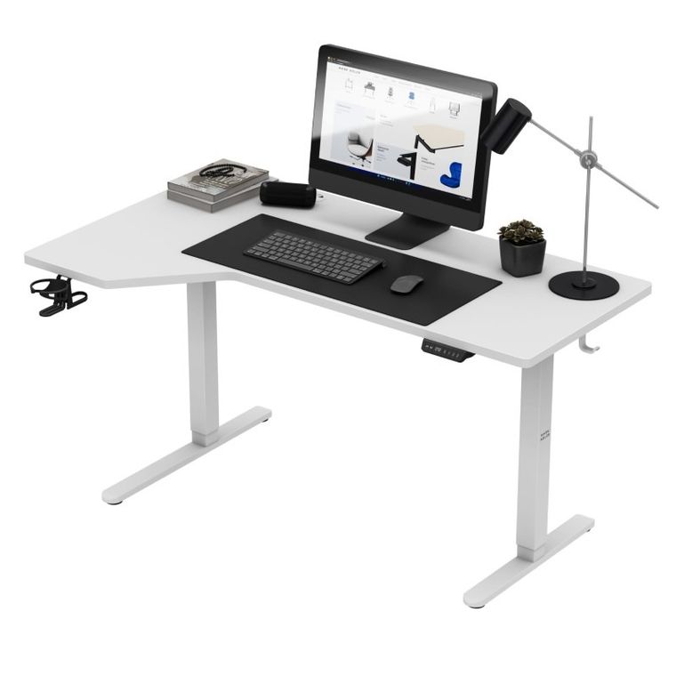 Mark Adler, Leader 9.1, biurko z regulacją wysokości, White, 145 cm