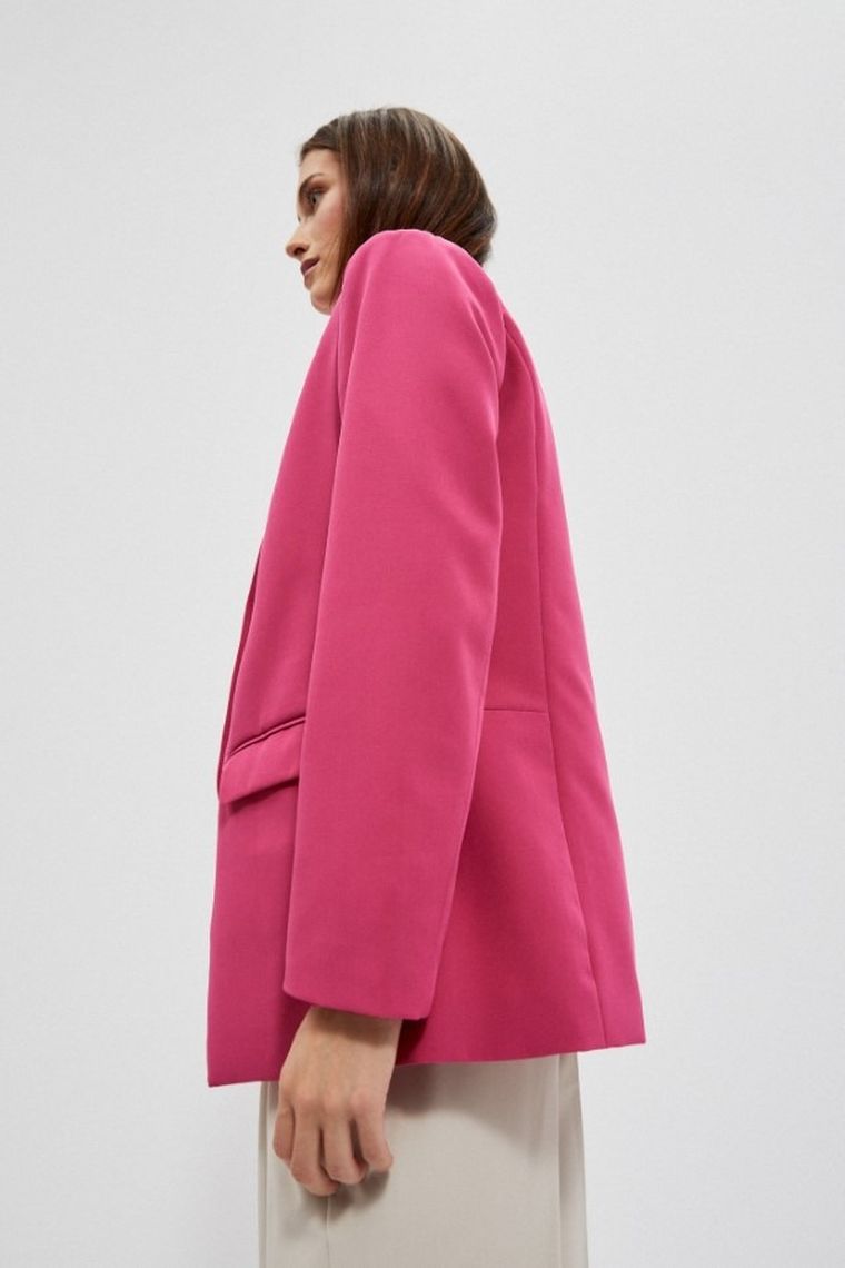 Marynarka damska, różowa, Moodo