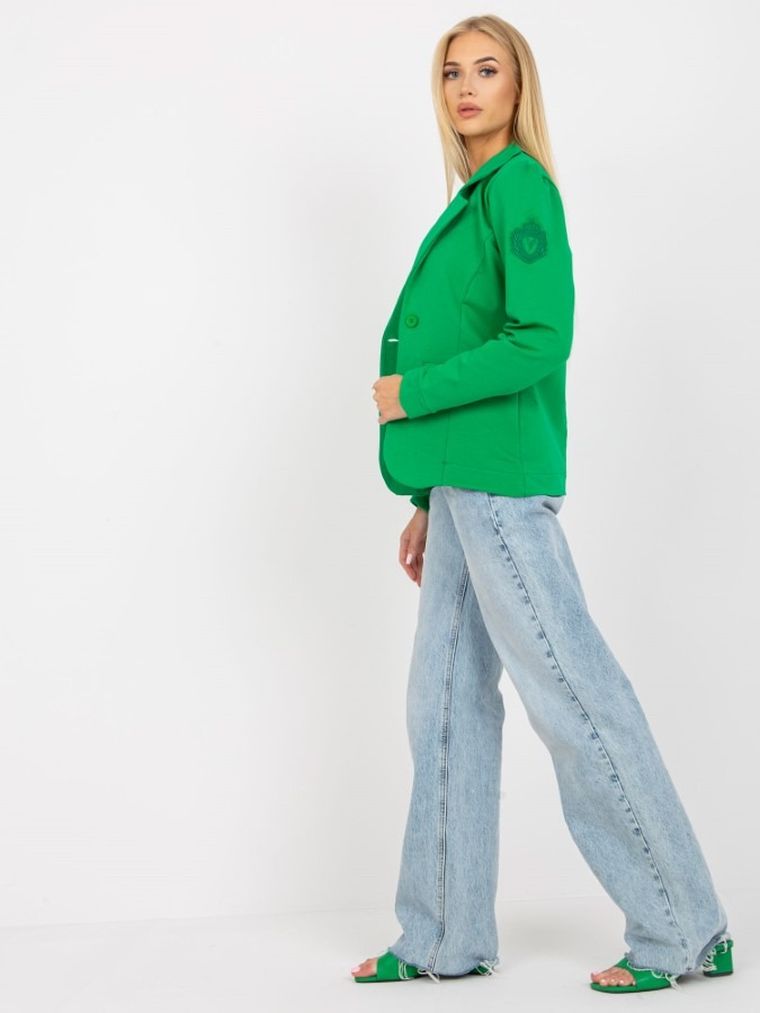 Marynarka damska, zielona, Och Bella