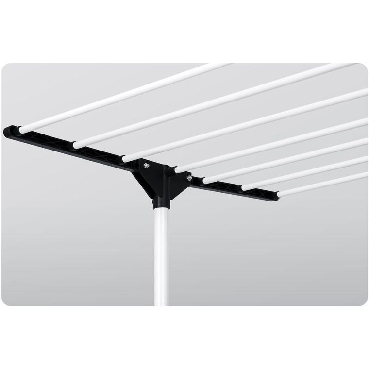 Massido, Delia, suszarka na pranie stojąca, rozkładana, biała, 15 m