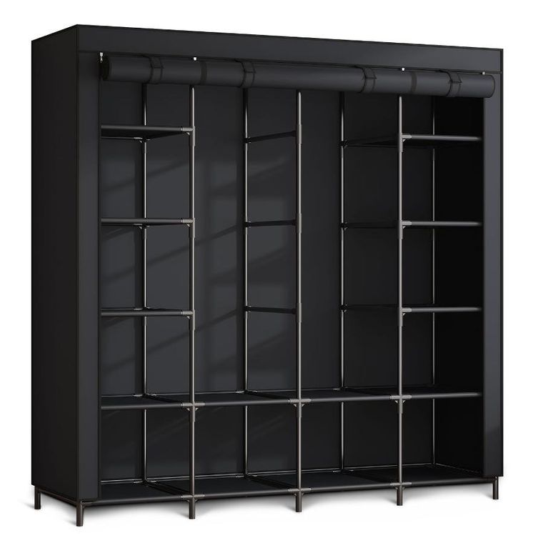 Massido, duża szafa tekstylna, czarna