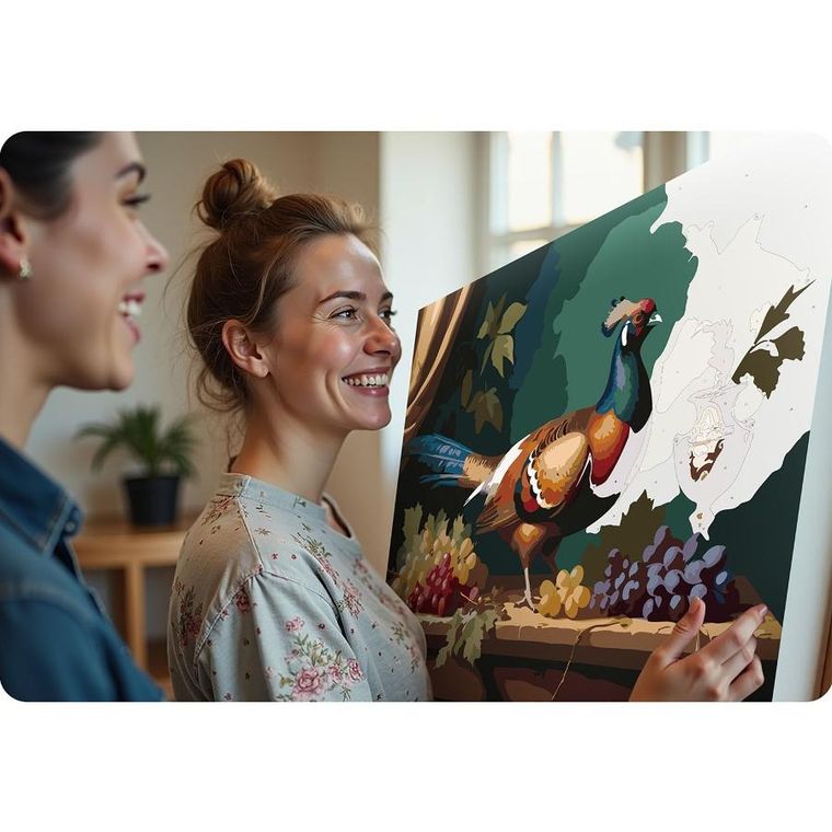 Massido, obraz do malowania po numerach, Bażant, 40-50 cm