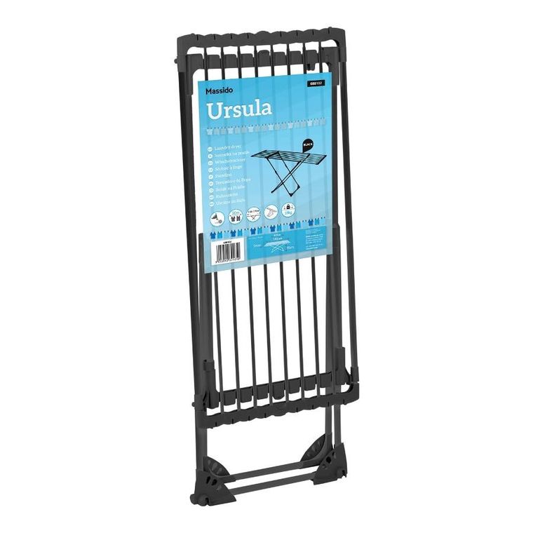 Massido, Ursula, suszarka na pranie, z kółkami, teleskopowa, 20mb