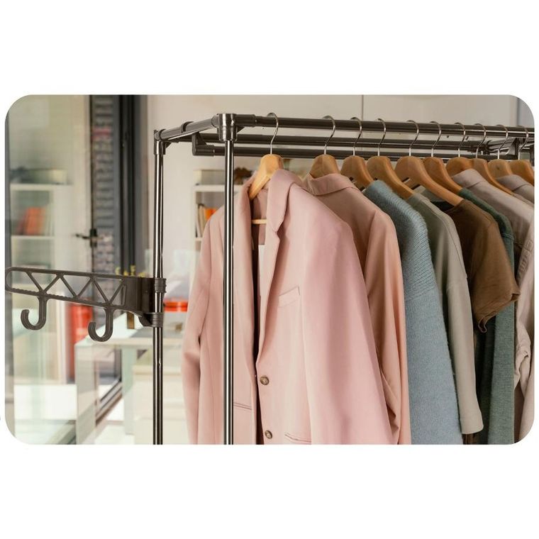 Massido, wieszak stojący, czarny