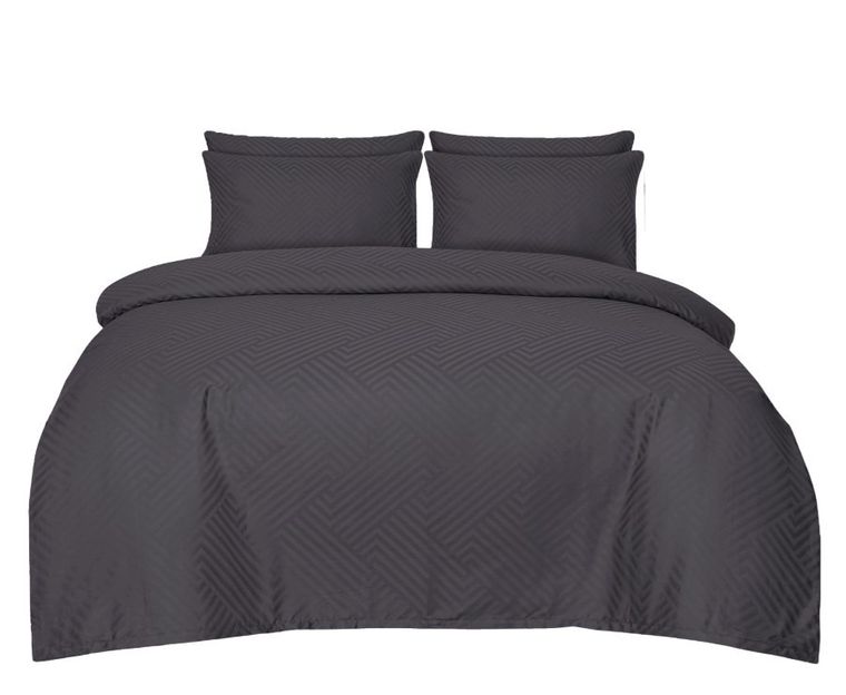 Matex, 3-częściowy komplet pościeli, adamaszek geometryczny, 160-200 cm