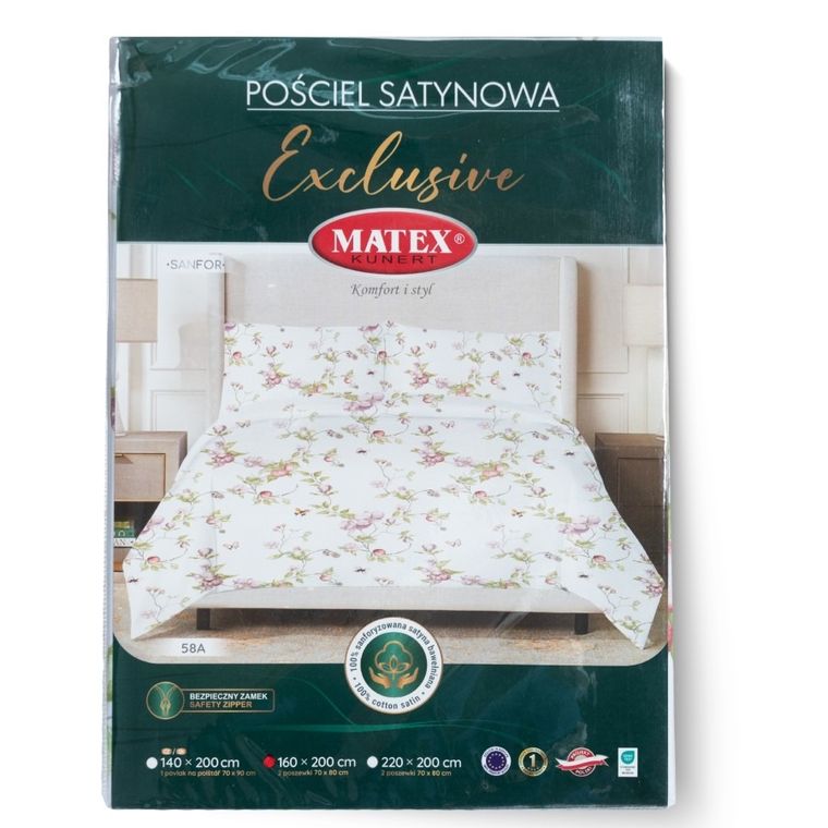 Matex Exclusive, pościel satynowa, 160-200 cm