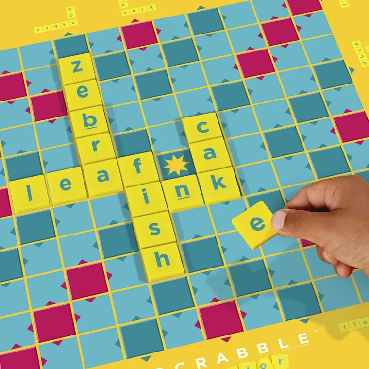 Mattel, Scrabble Junior, gra familijna 2w1