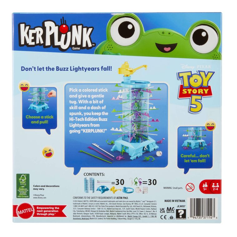 Mattel, Toy Story 5, Spadające Buzzy Astrale, gra dla dzieci
