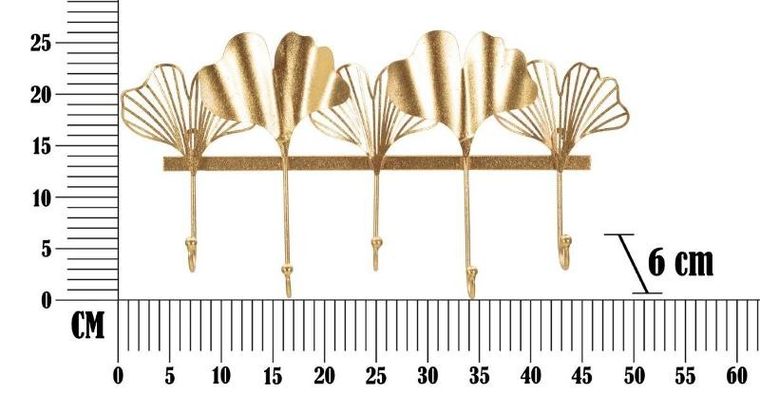 Mauro Ferretti, ozdobny wieszak ścienny, Ginko