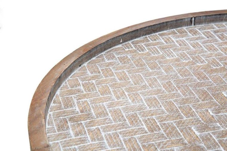 Mauro Ferretti, stolik kawowy z półką, Ø 48 cm