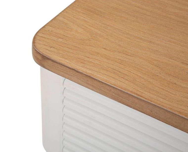 Mauro Ferretti, szafka nocna z szufladą i drewnianym blatem