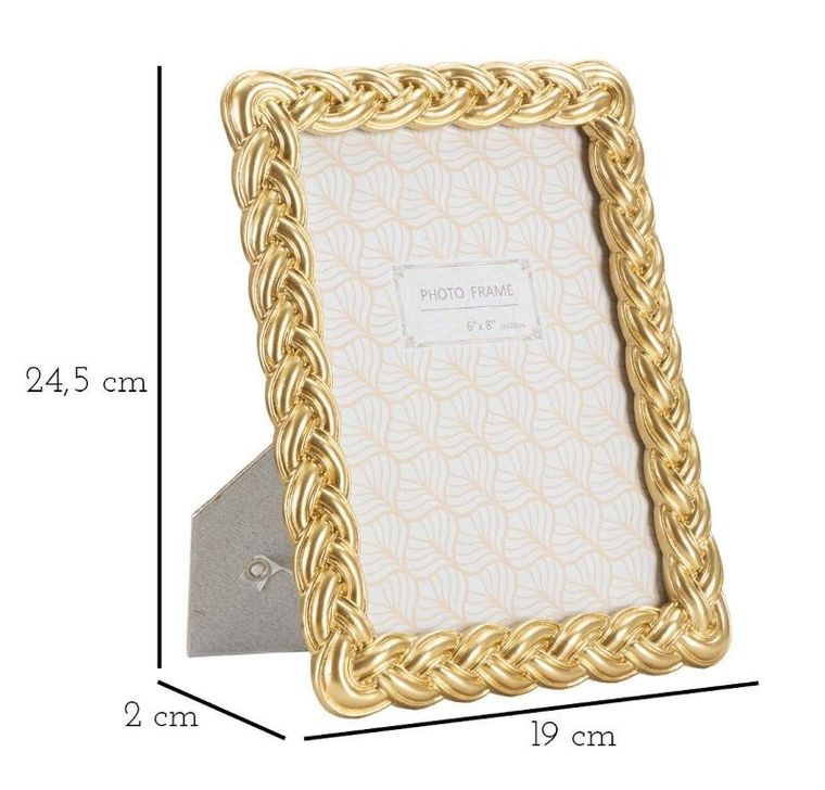 Mauro Ferretti, złota ramka ze sztuczną materią, 19-24,5 cm