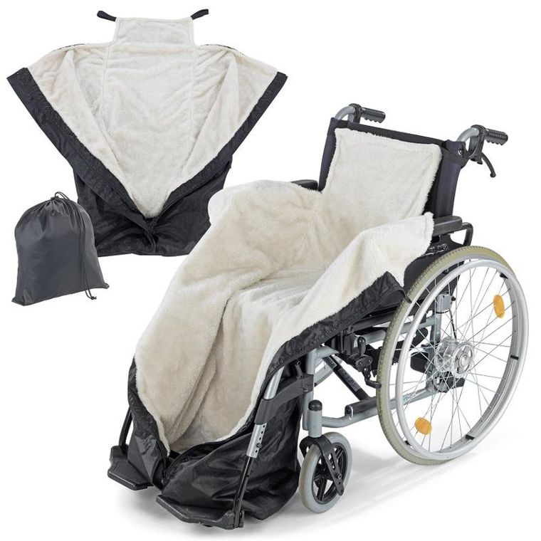 Maximex, ocieplacz do wózka inwalidzkiego, wodoodporny, 130-65 cm