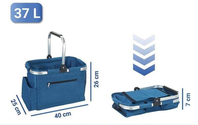 Maximex, wielofunkcyjna torba ogrodowa z uchwytem i kieszeniami, 37l