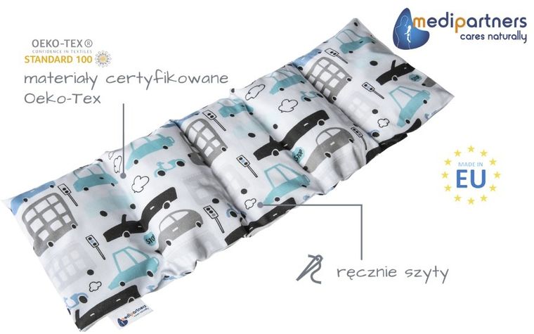 Medi Partners, Auta, termofor 5-komorowy z pestkami wiśni, 20-60 cm
